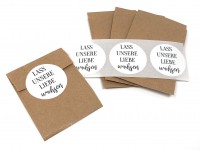 Vorschau: Gastgeschenk Hochzeit Blumensamen, Lasst unsere Liebe wachsen Vorschau: Gastgeschenk Hochzeit Blumensamen, Lasst unsere Liebe wachsen