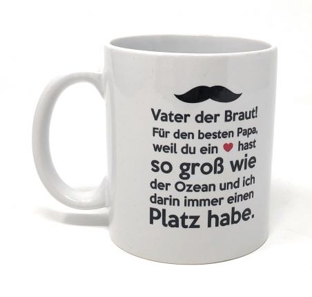 Geschenk Brautvater Tasse - Weltbeste Brautvater!