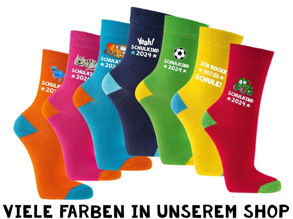 BAKEVIC Schulkind Socken 25-34 - Einschulungsgeschenk Für Jungen & Mädchen 2025