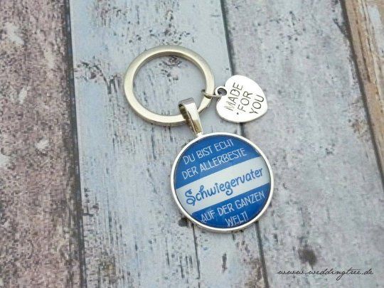 Schwiegervater Anhänger, Schlüsselanhanger, Brautvater, Vater des Bräutigams, Hochzeit, Danke, Schwi