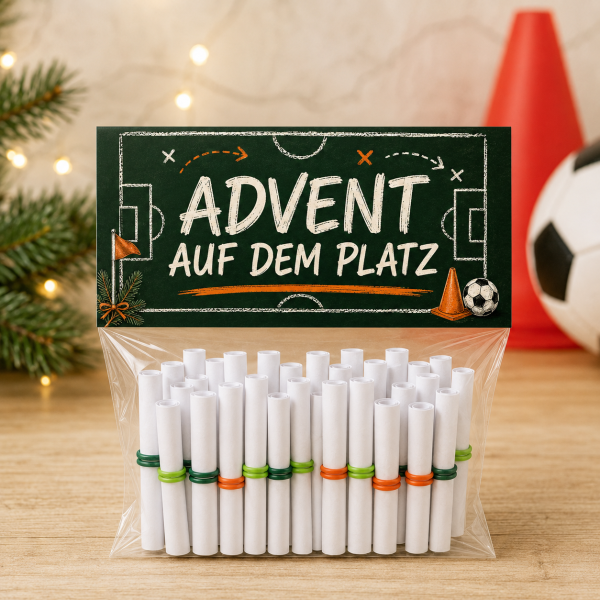 24 witzige Fußballmomente für Trainer, Trainerinnen & Betreuer DIY Adventskalender