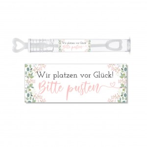 Aufkleber für die Hochzeit | SEIFENBLASEN | Bitte pusten- rosa/grün Aufkleber für die Hochzeit | SEIFENBLASEN | Bitte pusten- rosa/grün