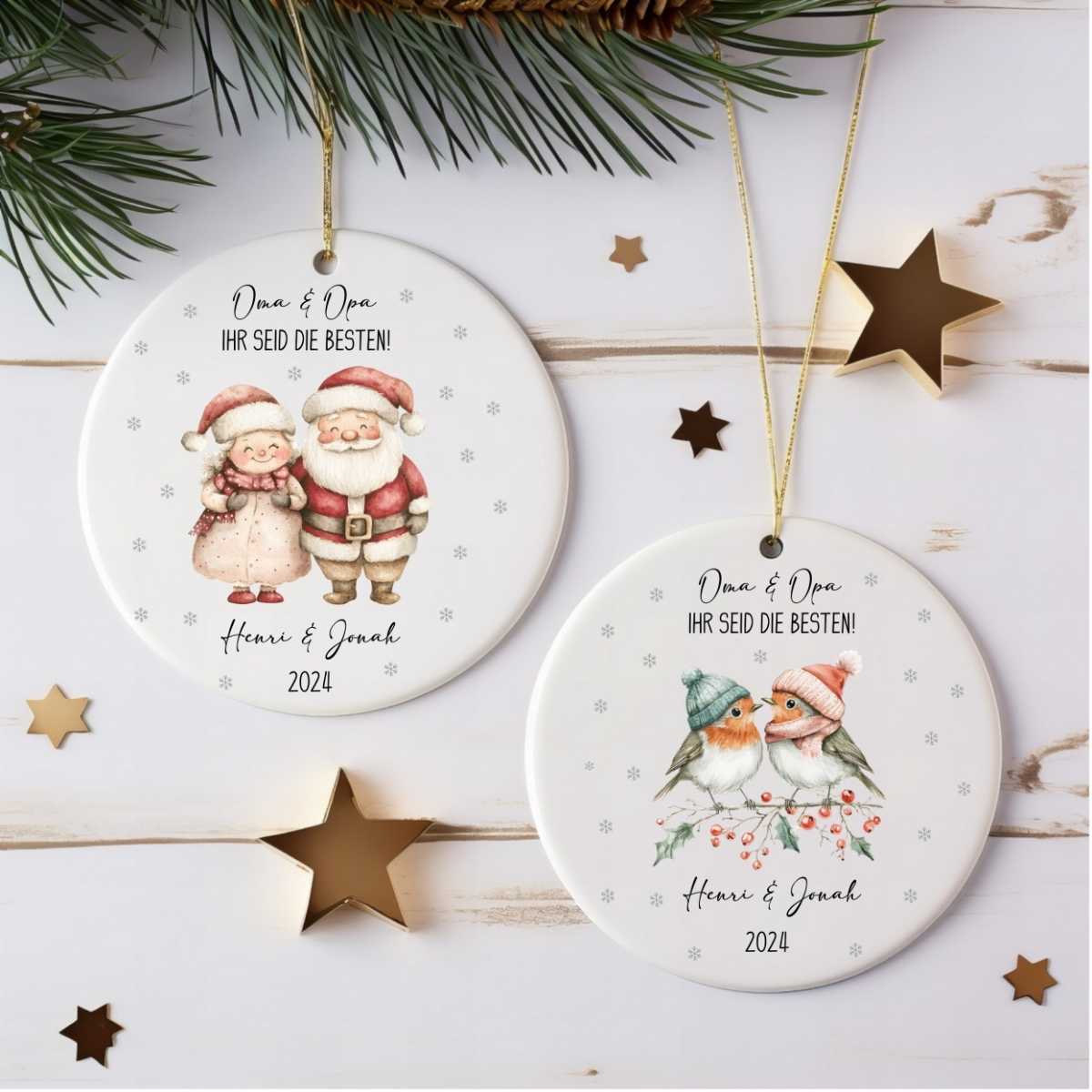 Weihnachtsbaum-Anhänger 'A Letter To Heaven' – Für Familie, Mutter, Vater, Oma, Opa, Baby, Als Gedenk-Ornament, Ca. 10 Cm Hoch