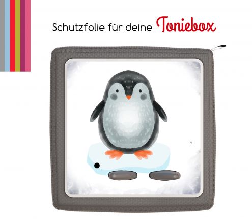 Schutzfolie passend für Toniebox, Pinguin