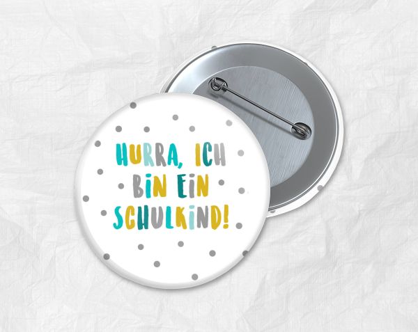 Schulkind Button Einschulung Geschenk Schultüte