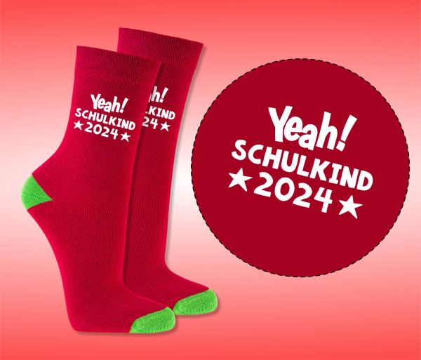 EINSCHULUNG Schulkind Socken GESCHENK für die Schultüte Schule rocken