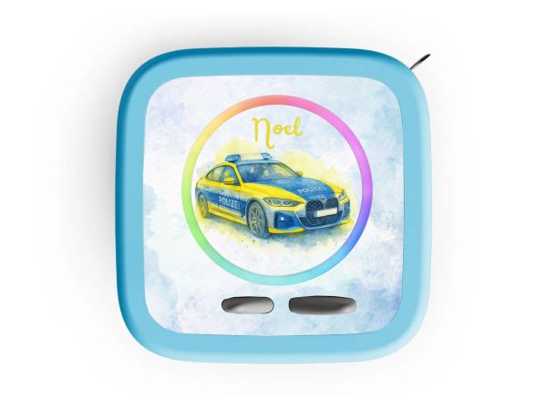 Schutzfolie für Toniebox 2- Polizei - optional mit Namen