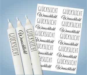 KERZENTATTOOS verschiedene Motive - Glückslicht Herzen Blumen KERZENTATTOOS verschiedene Motive - Glückslicht Herzen Blumen