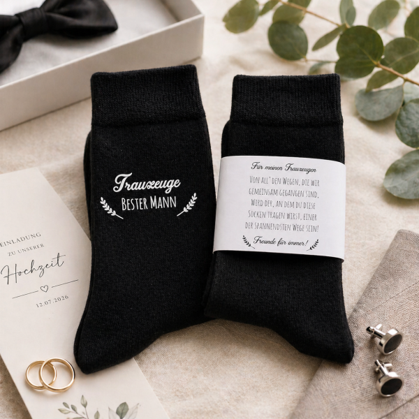 Trauzeuge - Geschenk zur Hochzeit, Geschenk für den "besten Mann"