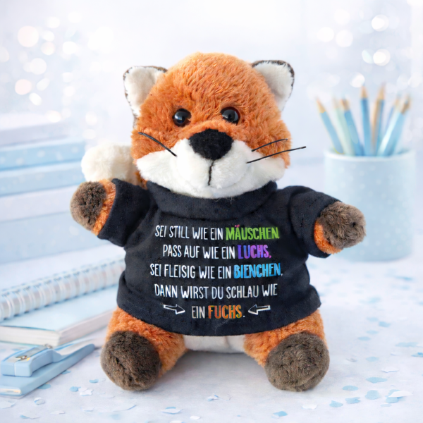 Einschulung Geschenk | Mutmacher Fuchs für die Schultüte