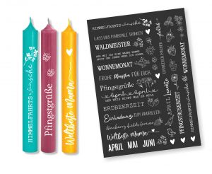 Weiße Kerzen Sprüche - Kerzensticker MAI PFINGSTEN MUTTERTAG Sprüche Weiße Kerzen Sprüche - Kerzensticker MAI PFINGSTEN MUTTERTAG Sprüche