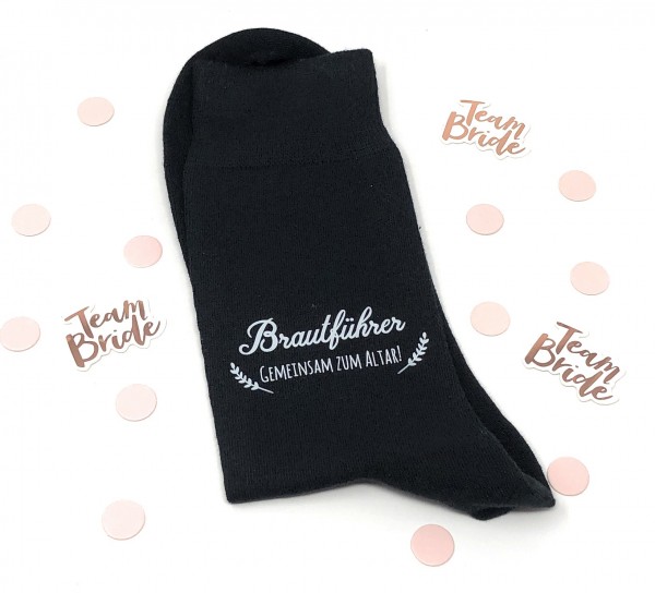 Hochzeit Geschenk Socken "Gegen kalte Füße" für den Brautführer