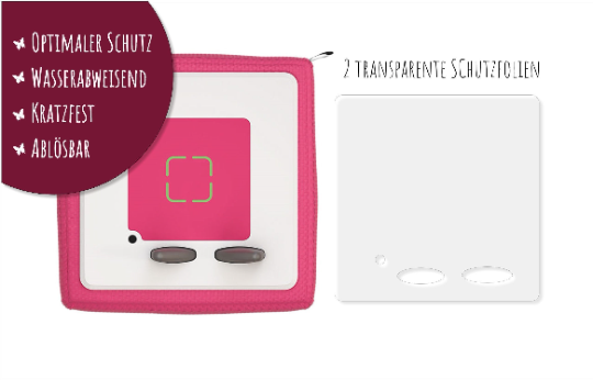2 transparente Schutzfolien passend für die Toniebox