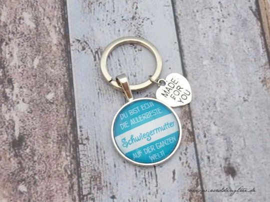 Schwiegermutter Anhänger, Schlüsselanhanger, Brautmutter, Mutter des Bräutigams, Hochzeit, Danke, Ge