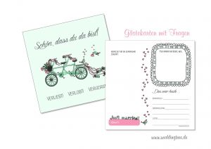 GÄSTEBUCHKARTEN ZUR HOCHZEIT | TANDEM MINT GÄSTEBUCHKARTEN ZUR HOCHZEIT | TANDEM MINT