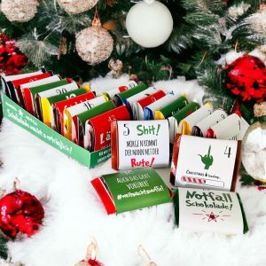 Adventskalender Grinch Weihnachtsmuffel für die Weihnachtszeit, Selbermachen, Druckvorlage Adventskalender Grinch Weihnachtsmuffel für die Weihnachtszeit, Selbermachen, Druckvorlage