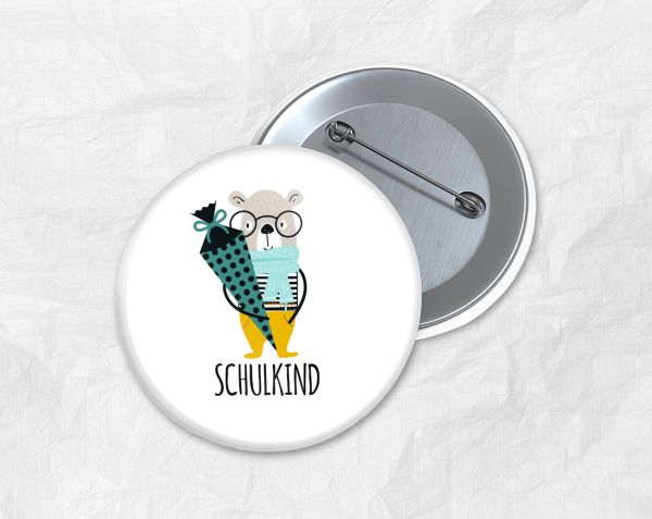 Schulkind Button Einschulung Geschenk Schultüte