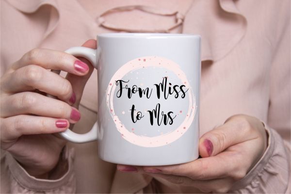 Geschenk Braut | Tasse From Miss to Mrs zum JGA