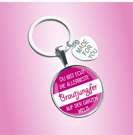 Schlüsselanhänger für die Brautjungfer