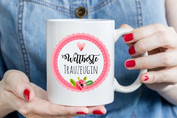 Geschenk Trauzeugin Tasse
