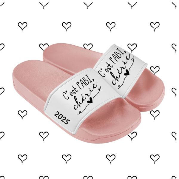 Rosa Badelatschen Abi 2026 – Abschluss-Geschenk für Abiturienten