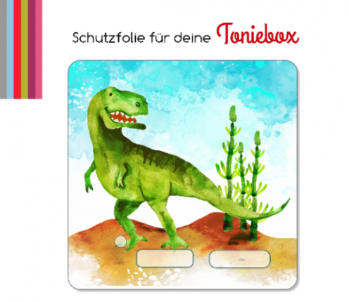 Schutzfolie passend für Toniebox, T-Rex