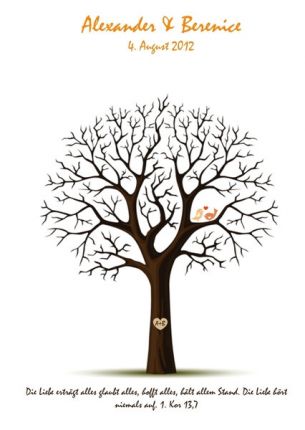 Wedding Tree "Trauspruch"