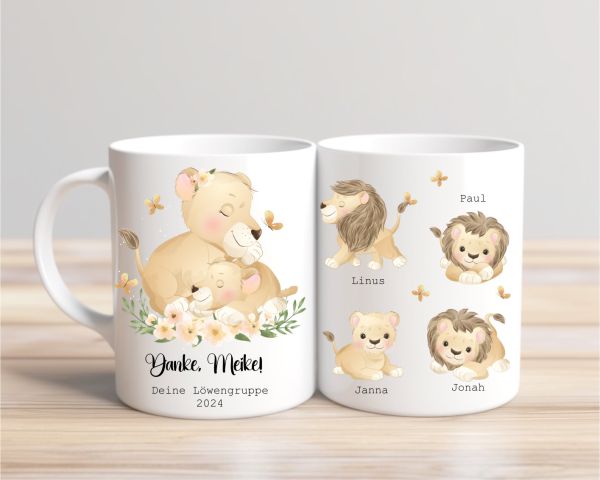 Abschiedsgeschenk KINDERGARTEN, PERSONALISIERTE Tasse Abschied Erzieherin Geschenk Verabschiedung Er