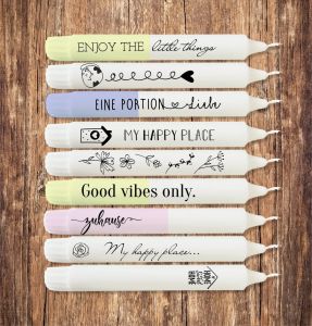 Kerzensticker HAPPY HOME DIN A4 Kerzensticker HAPPY HOME DIN A4