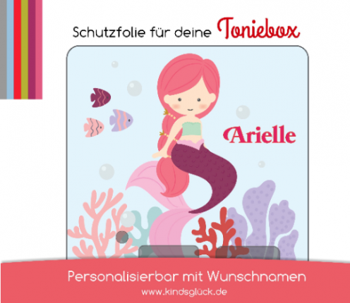 Schutzfolie passend für Toniebox, Meerjungfrau