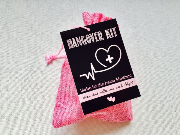Hangover Kit Karten - für die Hochzeit