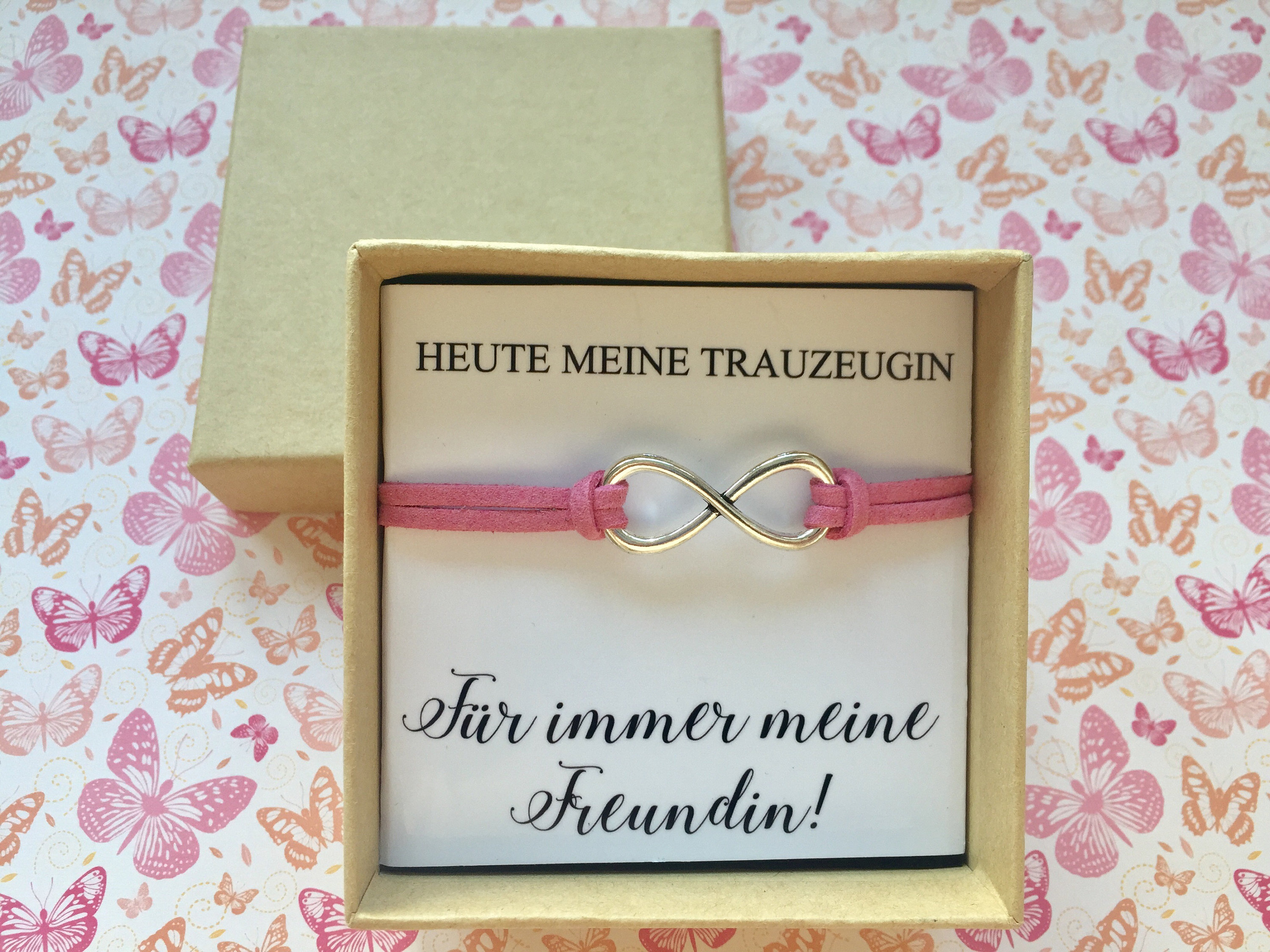 Geschenk Trauzeugin Armband Weddingtree