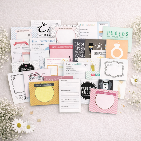 Hochzeitsspiel 52 Karten | Unterschiedliche Karten