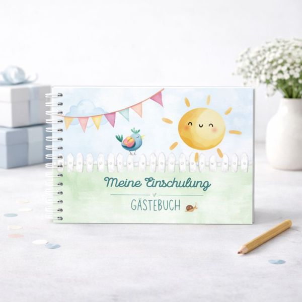 Gästebuch Einschulung | Sonne