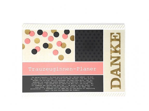 Geschenk Trauzeugin - Trauzeuginnen Planer - Erinnerungsalbum